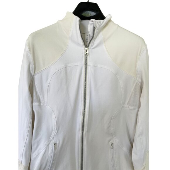 Lululemon Forme Jacket Women's Size 12 White Polar Cream - Picture 3 of 8